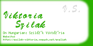 viktoria szilak business card